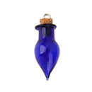 20pcs Teardrop Small Mini Glass Bottles Jars with Cork Stoppers 2.8 x 1.26cm