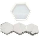 5X(Geometric Design Concrete Coasters Molds Tea Cup Holder Molds Cement Co Z6C6)