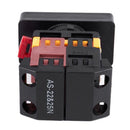 AC 220V Yellow Light ON-OFF START STOP Momentary Push Button Switch 1 NO 1  J6U4