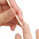 10pcs nail wood stick sticks cuticle pusher remover manicure pedicure care LJ