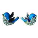 Rhinestone Bird Stud Earrings D5D1
