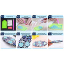 3pcs DIY Full Drill Hair Clip Flower Barrette Hairpin Girl Crystal Barrette