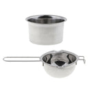 2 Pieces/set Stainless Steel Candle Wax Melting Pot Double Boiler Tool for DIY
