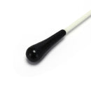 1pc Black ABS Handle Musical Music Conductor Baton Gift White 39CM lengt %x