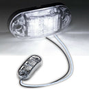 1Pc White 2LED Side Marker Clearance Light Lamp Car Truck Trailer 10- ME