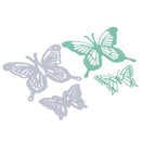 2pcs Butterfly Frame Metal Cutting Dies for Scrapbooking Album Card Craft Decor