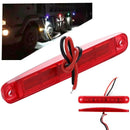 20X 9LED Bus Truck Trailer Side Marker Indicators Lights Red+Amber Waterproof.