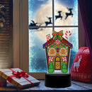 DIY Diamond Painting Gingerbread House LED Light Special Shaped Embroidery
