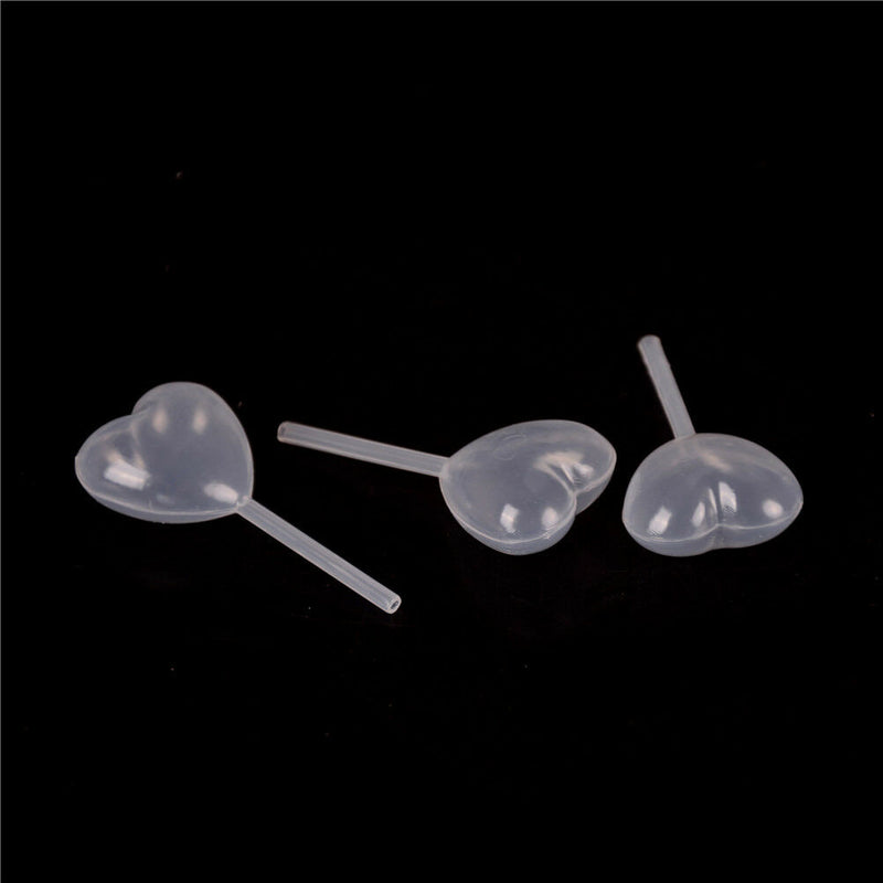 50pcs New Heart Shaped Squeeze Transfer Oils Liquid Pipettes Eye Dropper 4ML â„–[