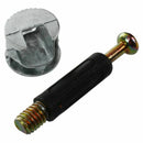 10 Sets Furniture Side Connecting 15 x 12mm Cam Fitting Dowel Pre-inserted