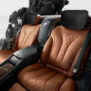 For Mercedes Benz Suede Design S Class Car Headrest Neck Pillows Seat Cushion