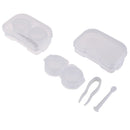 Invisible glasses Box Holder Container Case Soak Storage Eyecare Kit ToolsS Kw