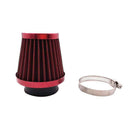39mm Tapered Motorcycle Air Filter Mushroom Head Pod Filter Air Cleaner Red