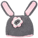 Baby Nina and Newborn Baby 0-9 Months Cute Handmade Rabbit Knit Beanie Hats