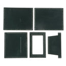 Retro Leather Card Bag Coin Case Complete Kit DIY Leathercraft Project Green