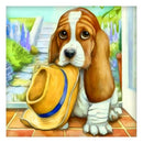 5D DIY Full Drill Diamond Painting Dog Cross Stitch Embroidery Craft Kit