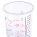 10Pcs 600ml Plastic Paint Mixing Cups Mixing Pot Paint Mixing Calibrated-y