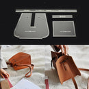 4Pc DIY Shoulder Bag Acrylic Leather Craft Template Pattern Stencil Tool DIY