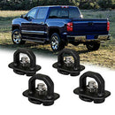 For Chevy Anchor Truck Bed 4Pcs Set Tie Downs Anchor Fits 07-18 Gmc Sierra  S7D6