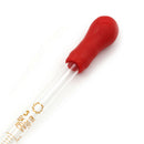 3ml Rubber Head Glass Pipettes Dropper Lab Glassware Tool For Veterinary Test 3c