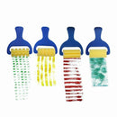25 Pieces Kids Sponge Painting Brushes for Early Learning Mini Flower Spong