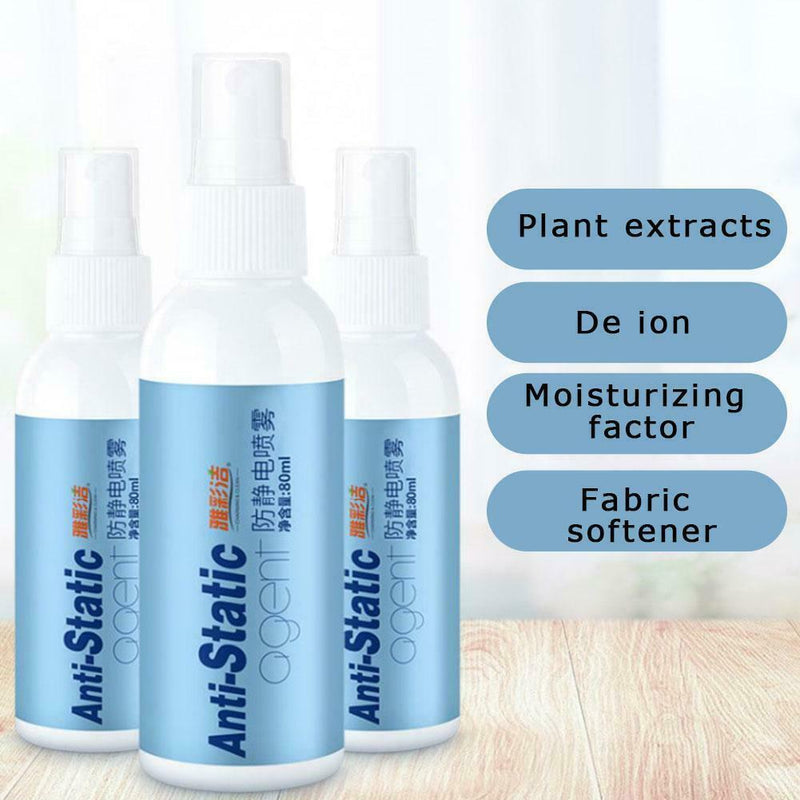 Anti-Static Cloth&Hair Spray Balancing Spray Anti-static &Replenishes Moist 80ML