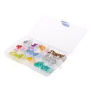 140pcs Automotive Car Motorcycle 2A-40A Mini Blade Fuses Kit With Puller