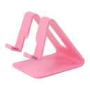 Universal Plastic Desktop Holder Tablet Mobile Phone Stand Bracket (Pink) A