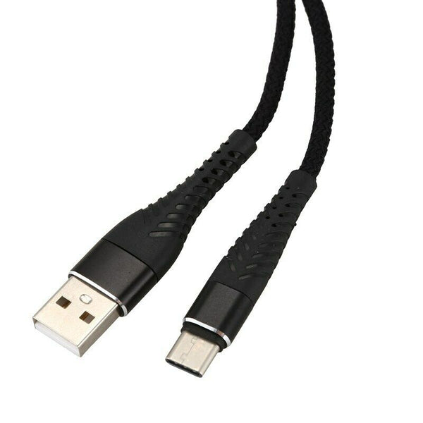 Usb Type C Cable 1 Pack (3Ft) Nylon Braided Usb A To Usb C Charger Cable FasW6T3