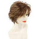 Fashion Wig Short Haircut Curly Color Gradient Wigs Short Human Hair Synthe