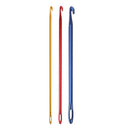 6Pcs 2.75/4/6mm Crochet Hook Aluminum Tunisian/Afghan Knitting Needles DIY