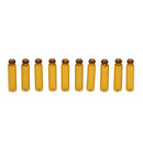 100Pcs  Amber Glass Essential Oils Bottles Vials Small Containers 1/2mL