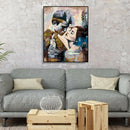Painting By Numbers Kit DIY Women Men Canvas Oil Wall Art Picture Craft