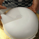 5pcs Plastic Soft Dough Cake Scraper Plain Smooth Jagged Edge Spatulas LJ