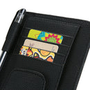 Car Auto Sun Visor Glasses Sunglasses Card Ticket Clip Multiuse (Black)
