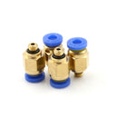4PCS M5 Male - 4mm Straight Push in Fitting Pneumatic Push to Connect JR