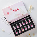 13Pcs/Set Bottled Dip Glass Pen Ink With Fountain Dip Writing Signature Pen Gift