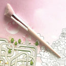 1Pcs Angled Blush Makeup Brush Contour Blusher Face Cheek Nose Loose Power  U7H5