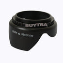Spiral 58mm Camera Lens Hood for Canon Nikon UV Mirror Universal Black Best&h