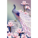 5D DIY Full Drill Square Diamond Painting Peacock Cross Stitch Embroider (2