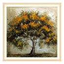 5D DIY Full Drill Diamond Painting Tree Cross Stitch Embroidery Kit (Orange