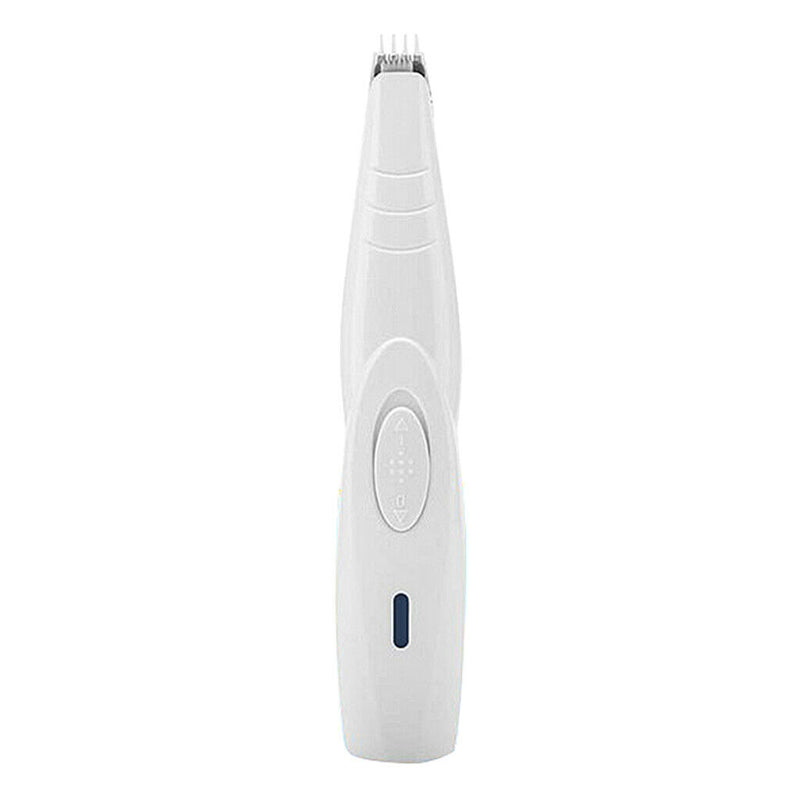Grooming Clippers Low Nosie USB Rechargable Dog Grooming Kit  White