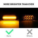 Car Dynamic Water Light Led Foliate Turn Signal For Volkswagen Bora Golf 3