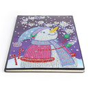 DIY Christmas Snowman Special Shaped Diamond Painting 60 Pages A5 Notebook