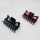 6 Pieces Plastic Hair Clips Claw Women Hair Claw Clamps Hairpin (Black And  D9X9
