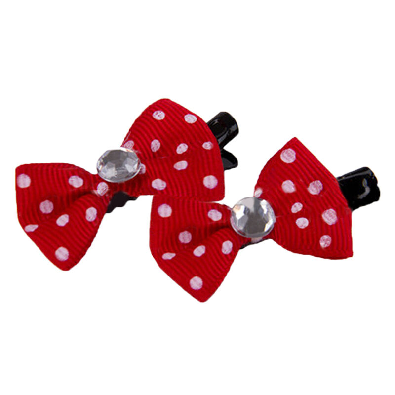 10pcs Colorful Pet Grooming Accessories Cat Dog Hair Bows Hair Clips Beauty Kit