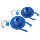 2Pcs Rubber Drain Flush Valves Tank Fittings Toilet Seal Water Stop Valve Co BX