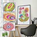 5D DIY Special Shaped Diamond Painting Flower Cross Stitch Mosaic Kit Decor