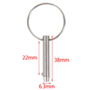 Marine Grade 1/4 inch Quick Release Ball Pin for Boat Top Deck Hinge Marine