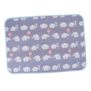 Baby Six-Layer Gauze Padding Mattress Changing Diaper Pad  Blue elephant
